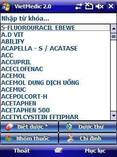 VietMedic 2.0, từ điển thuốc tiếng Việt dành cho PPC