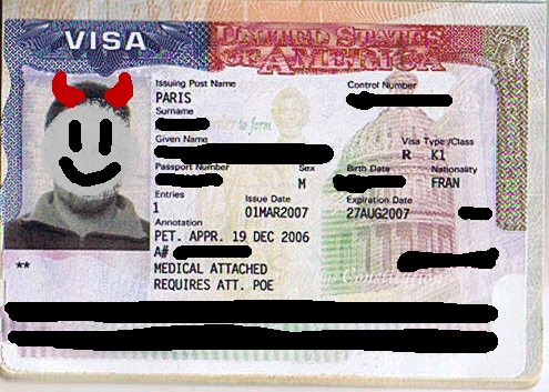 Wanna see what a K1 visa looks like? - K-1 Fiance(e) Visa Process &amp; Procedures - VisaJourney