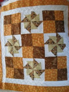 Finally Quilted the Fall Mini Quilt Swap