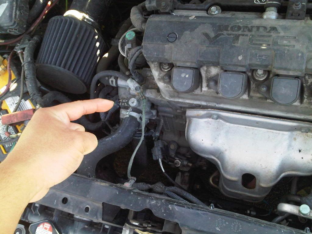 Replacing thermostat on honda civic