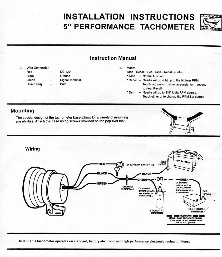 Honda tachometer installation #5