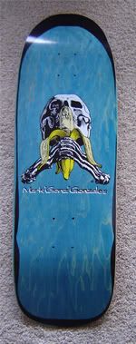 Blind  Mark Gonzales Skull and Banana