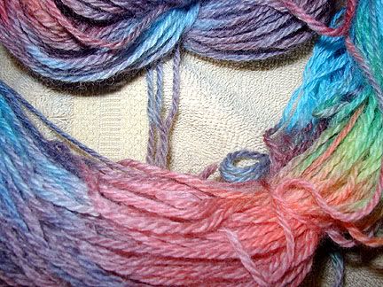 closeup of yarn 1