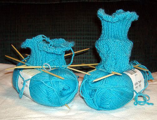 Socks in progress