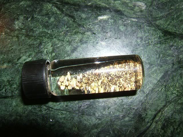 vial of gold