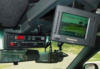 Police in-car camera, Fitchburg PD (Wisconsin)