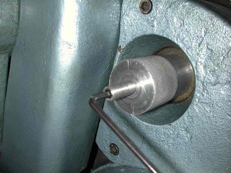 Lathe spindle work stop