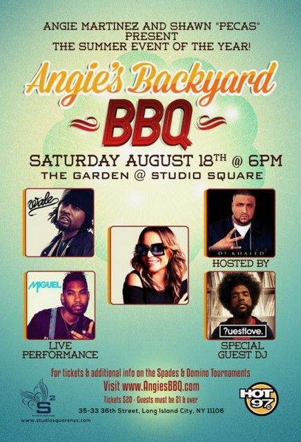 ANGIE BACKYARD BBQ, 2012 Angie Martinez