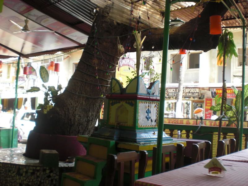 a Restaurant in Baga Beach