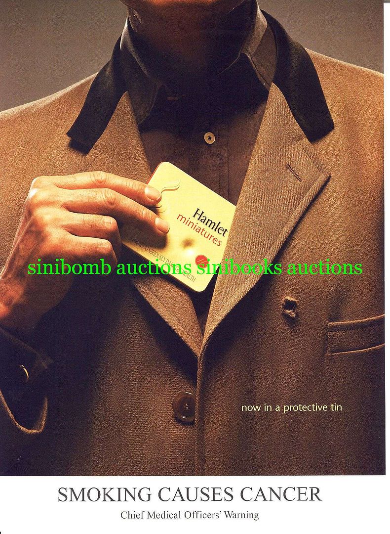 Hamlet Miniature Cigars Vintage Magazine Ad Advert 3991 on eBid United