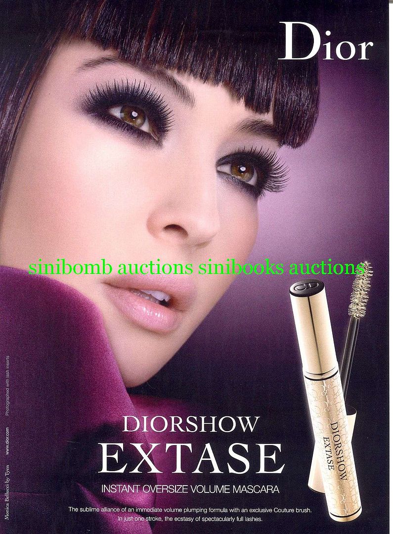 Dior Extase Mascara Original Fashion Magazine Advert 6094 on eBid