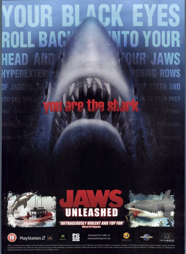 jaws unleashed ps2