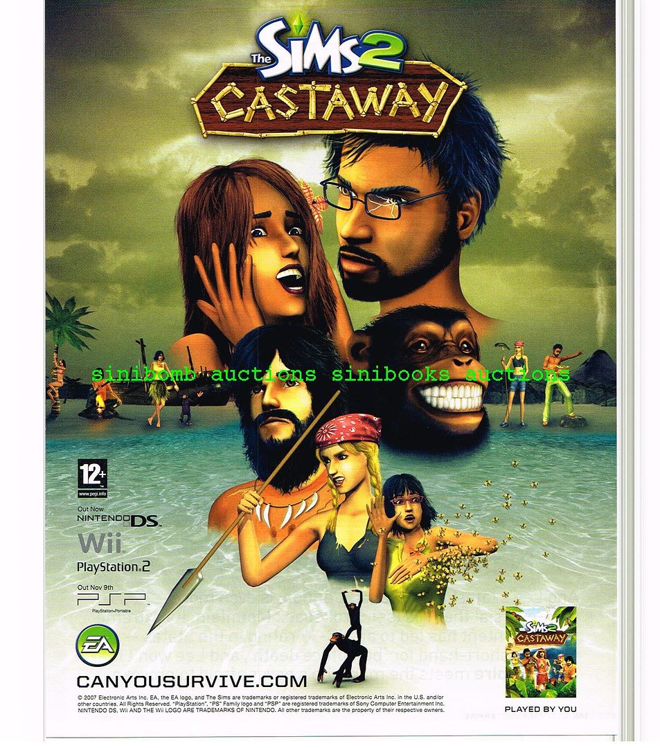 the sims 2 castaway ps2