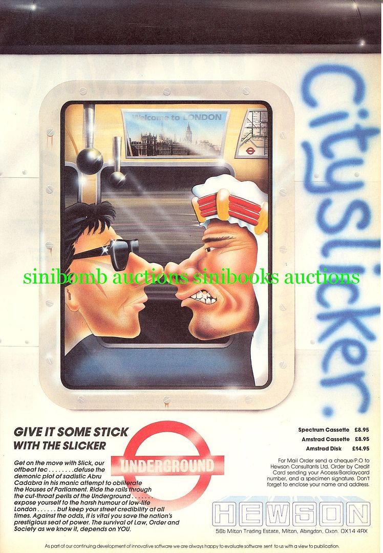 City Slicker - Hewson - Amstrad CPC 48k ZX Spectrum Magazine 