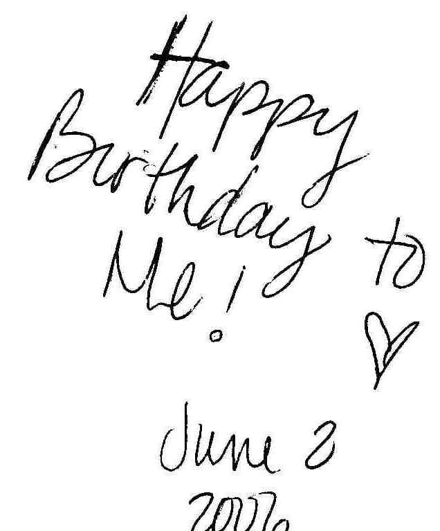 happy birthdy note to self