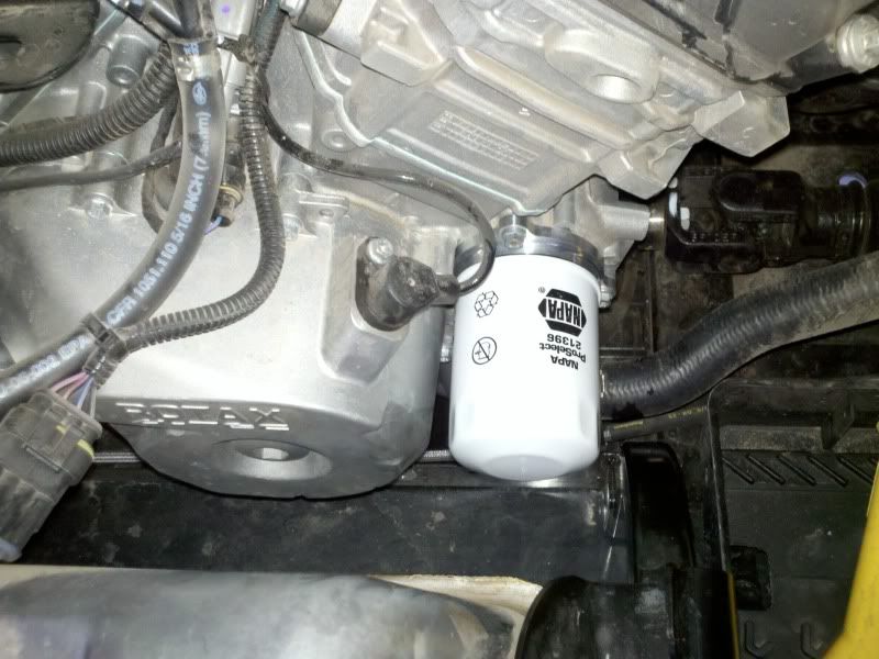 Just installed MrRPM's Spin On Oil Filter Adapter CanAm Commander Forum