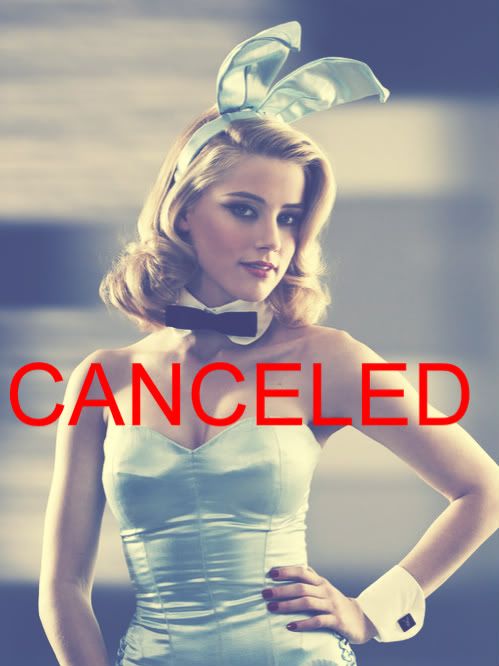 Canceled Playboy Bunnies Throw on some lingere bunny ears 