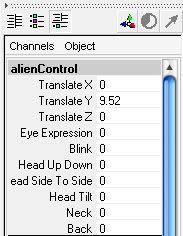 Alien Control Rig