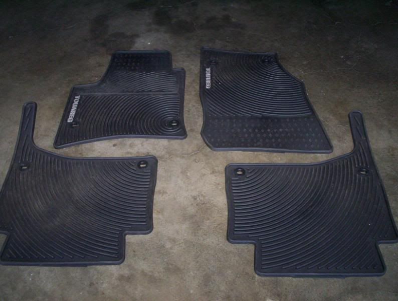 Touareg OEM Rubber Floor Mats VW Vortex Volkswagen Forum