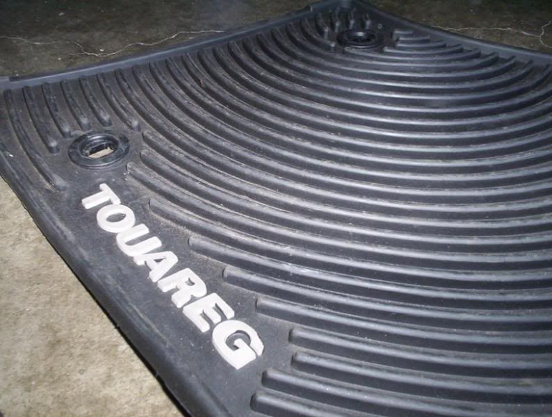 Touareg OEM Rubber Floor Mats VW Vortex Volkswagen Forum