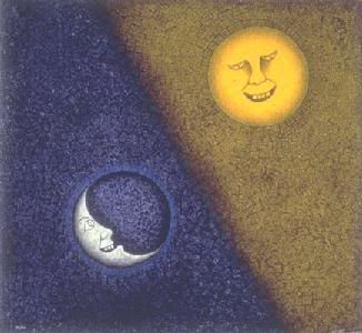 Luna y sol, Rufino Tamayo.