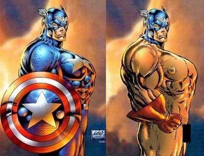 Captain America - Liefeld Anatomy