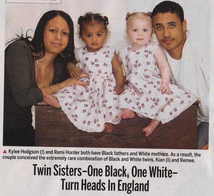 white people having a black baby