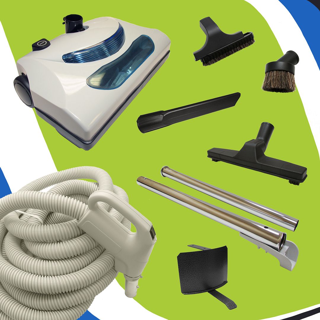 Hayden 30' ft Central Vacuum Direct Connect Hose Power head Vac Electric Kit