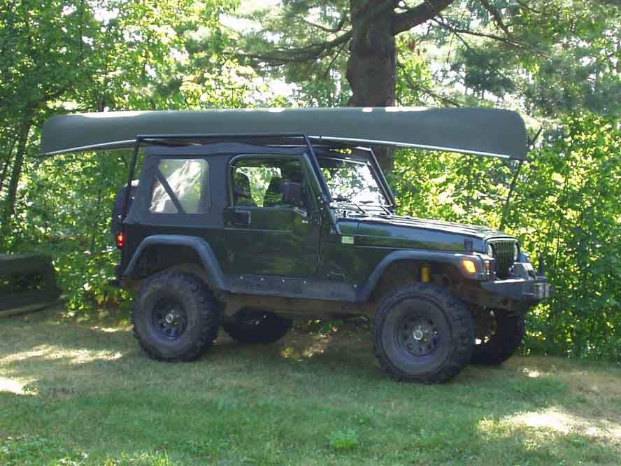 Jeep canoe racks #4