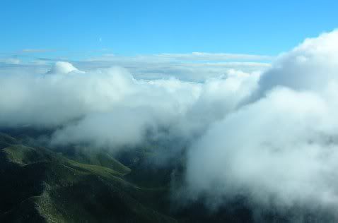 Clouds viewed from the Lambada 5000ft