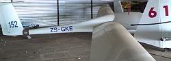 An used Astir CS of Bloemfontein Gliding Club