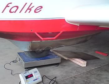 Weighing our Falke - Nothing to do with the C150 in this story.