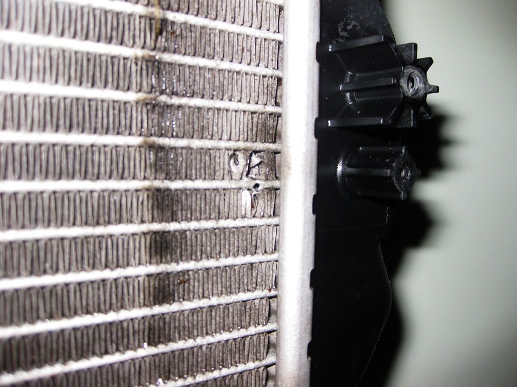NEED HELP. I have a hole in my radiator... UPDATES/PICTURES