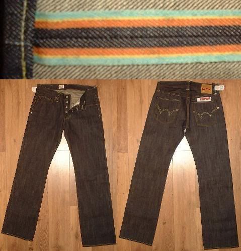 edwin ed 47 rainbow selvage