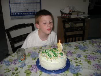 blowing out the candles