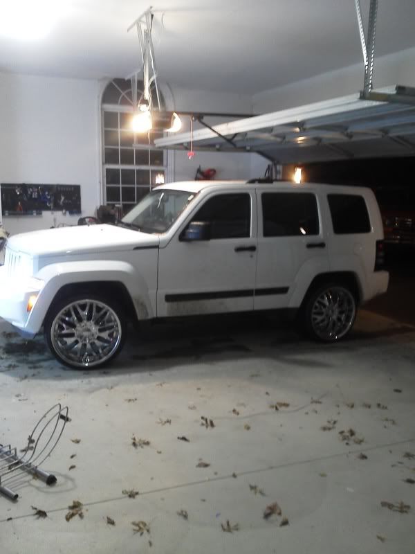 Jeep liberty on 22 inch rims