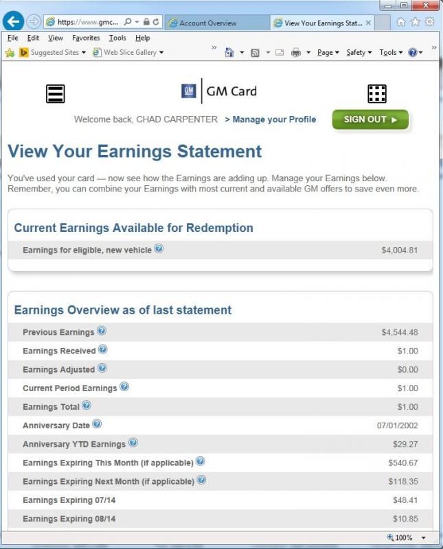 Cashing in my GM points. 3,000 points for 1,750.00 CorvetteForum