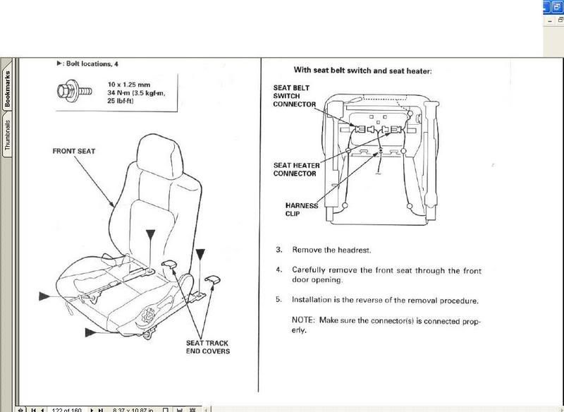 HOW TO Installing aftermarket seats. Honda Prelude Forum