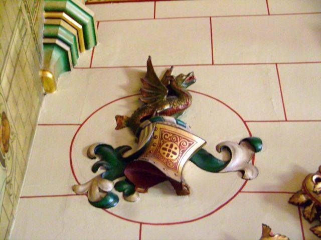 More random detailing (although I'm sure none of it was random to the Marquess who had thoroughly researched Medieval heraldry and themed the rooms.) photo 10540561_10154435958000023_1129548235201297319_n.jpg
