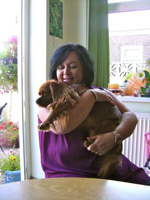 Joanne giving her baby a cwtch. photo 10574297_10154435957565023_2236962543002002921_n.jpg