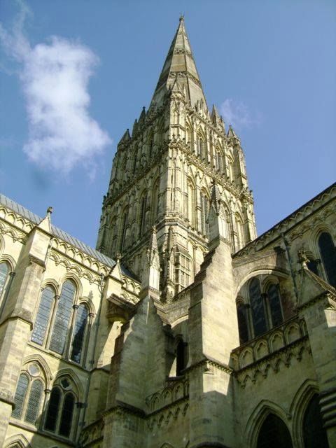 The spire is massive. They don't photograph well, but the stone columns inside supporting it are actually bowing under the weight pressing down on them. photo 10584093_10154442641995023_3532926844421468504_n.jpg