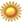 símbolo de pouco sol