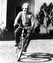 Einstein rode a dually