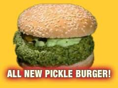 Fungrys All New Pickle Burger