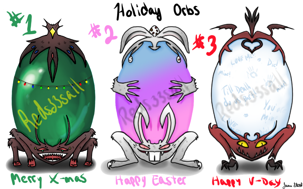 Holiday Creature Orbs