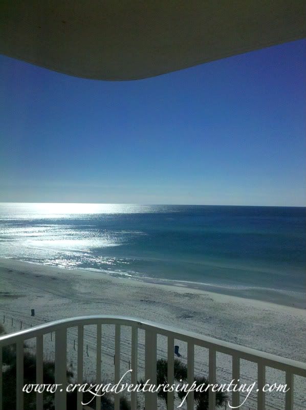 The View from our Hotel Room in Panama City Beach, FL