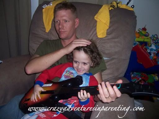 guitar hero with daddy
