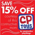 Save 15% on Toys! Constructive Playthings Toys 15% Off Discount!