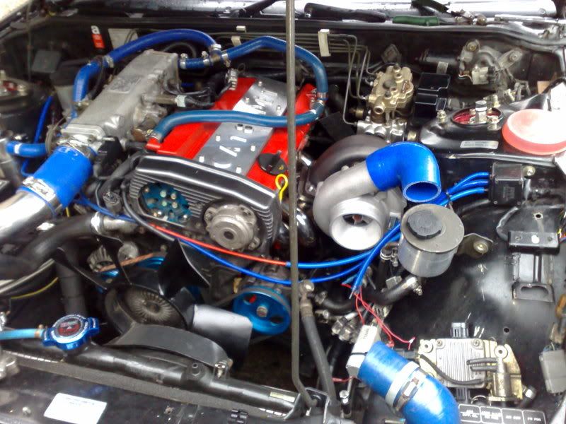 CA18det Top mount turbos