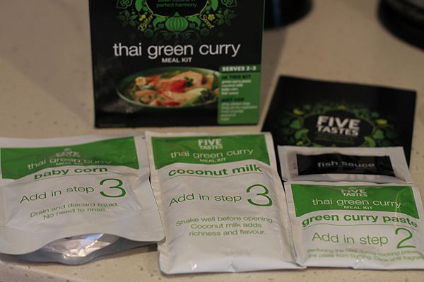 five tastes green curry